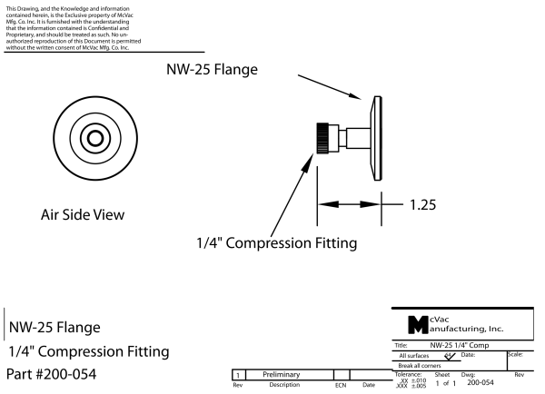 KF25 Messkopfdurchführung