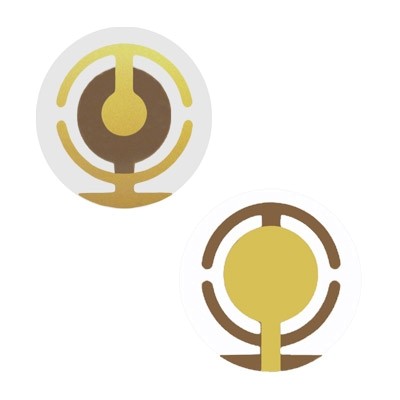 Quarz 5 MHz, Gold, 1 in. poliert