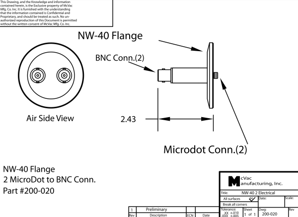 KF40 Messkopfdurchführung