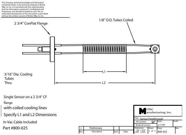 Einfach-Messkopf - streckbar