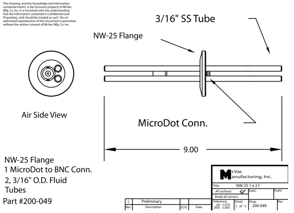 KF25 Messkopfdurchführung