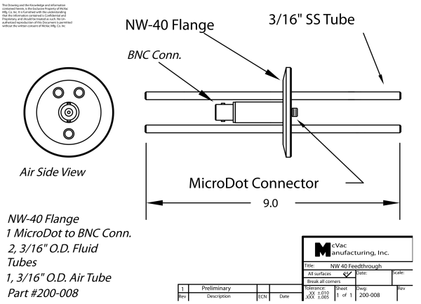 KF40 Messkopfdurchführung