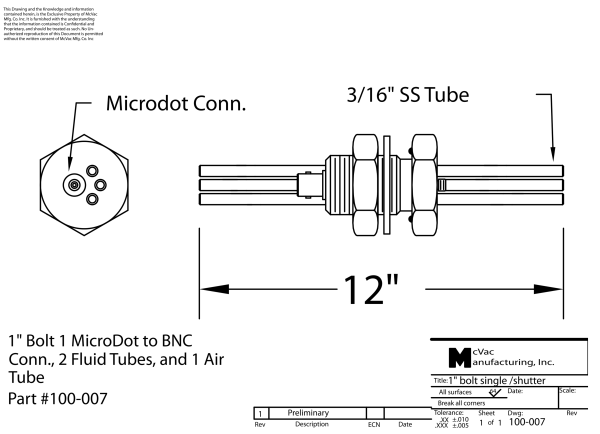 Messkopfdurchführung 1 in.