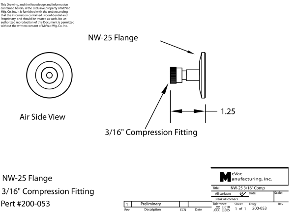 KF25 Messkopfdurchführung