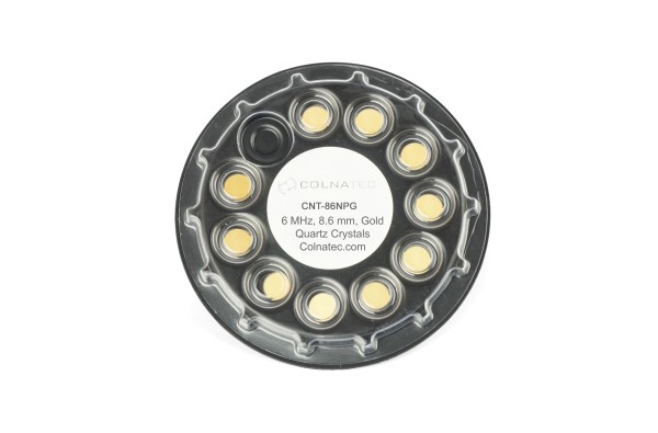 Quarz 6 MHz, Gold, 8,6 mm