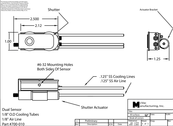 Dual Sensor with Shutter