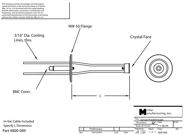 Einfach-Messkopf auf KF50