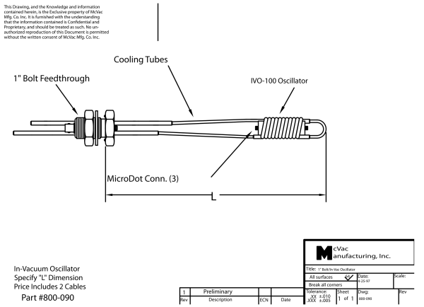In-Vakuum Oszillator