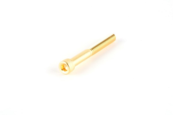 Screw 1/4-20 x 2.15, gold plated